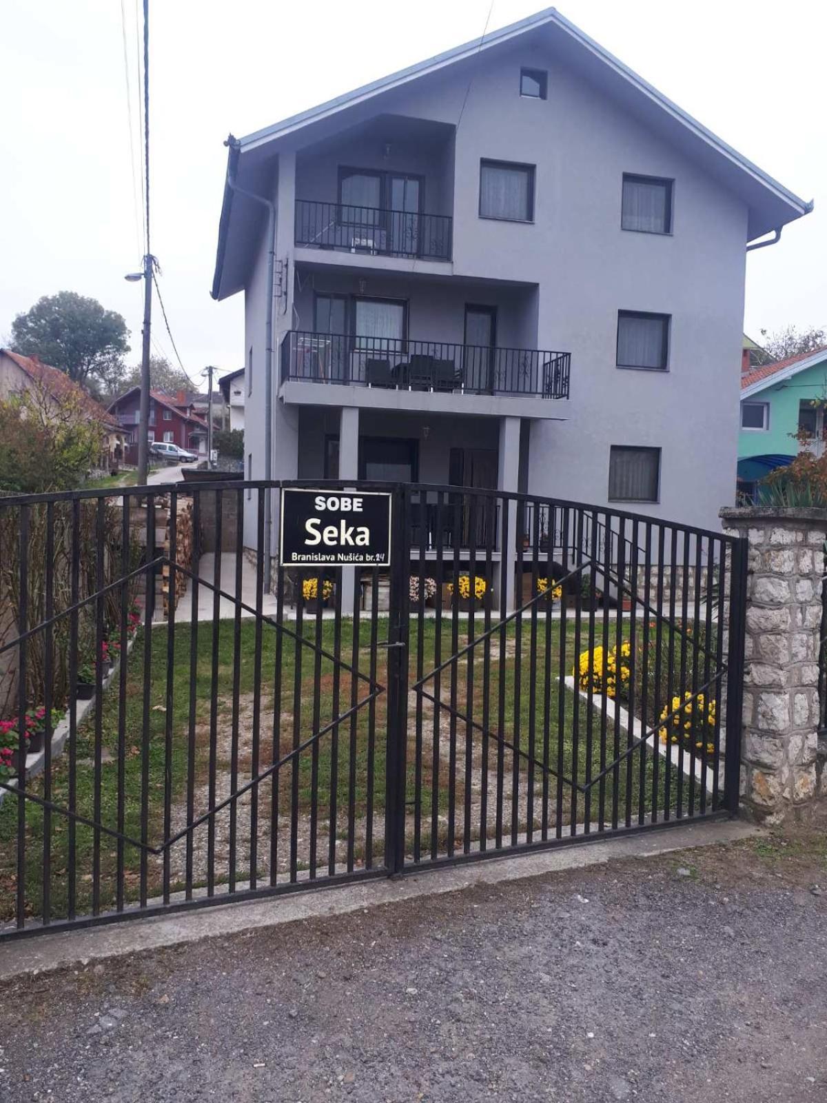 Sobe Seka Hotel Golubac Exterior foto